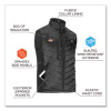 N-Ferno 6495 Rechargeable Heated Vest With Battery Power Bank, Fleece/Polyester, 2X-Large, Black