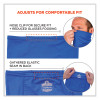 Chill-Its 6483 Cooling Neck Gaiter Bandana Pocket, Polyester/Spandex, Large/X-Large, Blue