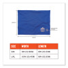 Chill-Its 6489 2-Layer Cooling Performance Knit Multi-Band, Polyester/Spandex, Small/Medium, Blue