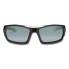 Skullerz Odin Safety Glasses, Black Full Frame, Mirrored Silver Dual Lens
