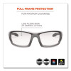 Skullerz Odin Safety Glasses, Fog-Off Technology, Matte Gray Full Frame, Clear Dual Lens