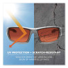 Skullerz Odin Safety Glasses, Matte Gray Full Frame, Polarized Copper Dual Lens