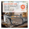 Skullerz Odin Safety Glasses, Matte Black Nylon Impact Frame, Anti-Fog Clear Polycarbonate Lens