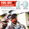 Skullerz Odin Anti-Scratch And Enhanced Anti-Fog Safety Glasses, Black Nylon Impact Frame, Clear Polycarbonate Lens