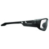 Skullerz Odin Anti-Scratch Enhanced Anti-Fog Safety Glasses, Matte Black Full Frame, Clear Dual Lens