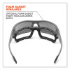 Skullerz Odin Safety Glasses, Black Nylon Impact Frame, Antifog Indoor/Outdoor Polycarbonate Lens