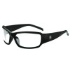 Skullerz Thor Anti-Scratch Enhanced Anti-Fog Safety Glasses, Matte Black Full Frame, Clear Dual Lens