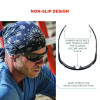 Skullerz Dagr Anti-Scratch And Enhanced Anti-Fog Safety Glasses, Black Nylon Impact Frame, Smoke Polycarbonate Lens