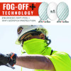 Skullerz Dagr Anti-Scratch/Enhanced Anti-Fog Safety Glasses, Black Nylon Impact Frame, Indoor/Outdoor Polycarbonate Lens
