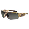 Skullerz Dagr Safety Glasses, Kryptek Highlander Half Frame, Smoke Single Lens