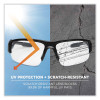 Skullerz Dagr Safety Glasses, Matte Black Nylon Impact Frame, Clear Polycarbonate Lens