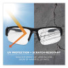 Skullerz Dagr Safety Glasses, Matte Black Nylon Impact Frame, Anti-Fog Clear Polycarbonate Lens