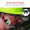 Skullerz Aegir Safety Glasses, Matte Black Nylon Impact Frame, Indoor/Outdoor Polycarbonate Lens