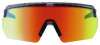 Skullerz Aegir Anti-Scratch And Enhanced Anti-Fog Safety Glasses, Polarized, Clear Smoke Nylon Frame, Orange Mirror Lens
