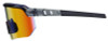 Skullerz Aegir Anti-Scratch Enhanced Anti-Fog Safety Glasses, Clear Smoke Half Frame, Polarized Mirrored Orange Single Lens