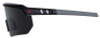 Skullerz Aegir Anti-Scratch Enhanced Anti-Fog Safety Glasses, Matte Black Half Frame, Polarized Smoke Single Lens