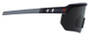 Skullerz Aegir Anti-Scratch Enhanced Anti-Fog Safety Glasses, Matte Black Half Frame, Polarized Smoke Single Lens