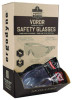 Skullerz Vordr Safety Glasses, Frameless, Clear Single Lens, 12/Pack