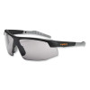 Skullerz Skoll Safety Glasses, Matte Black Half Frame, Smoke Single Lens