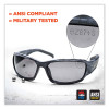 Skullerz Skoll Safety Glasses, Matte Black Half Frame, Smoke Single Lens