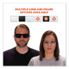 Skullerz Saga Frameless Safety Glasses, Fog-Off Technology, Frameless, Smoke Single Lens