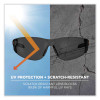 Skullerz Saga Frameless Safety Glasses, Fog-Off Technology, Frameless, Smoke Single Lens
