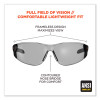 Skullerz Saga Frameless Safety Glasses, Fog-Off Technology, Frameless, Clear Single I/O Lens