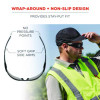 Skullerz Saga Anti-Scratch Enhanced Anti-Fog Safety Glasses, Frameless, Clear Single I/O Lens