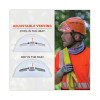 Skullerz 8975 Class C Safety Helmet, Vented, Micro Front Brim, 6-Point Standard Ratchet, One Size Fits Most (6.5 To 8), White