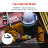 Skullerz 8995 Anti-Scratch And Anti-Fog Hard Hat Face Shield With Adapter For Full Brim, Clear Lens