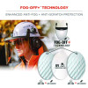 Skullerz 8995 Anti-Scratch And Anti-Fog Hard Hat Face Shield With Adapter For Full Brim, Clear Lens