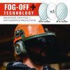 Skullerz 8997 Anti-Scratch/Anti-Fog Face Shield Replacement, Cap-Style/Safety Helmet, Smoke Lens