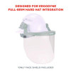 Skullerz 8998 Anti-Scratch/Anti-Fog Face Shield Replacement For Full Brim Hard Hat, Clear Lens