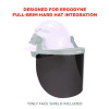 Skullerz 8998 Anti-Scratch/Anti-Fog Face Shield Replacement For Full Brim Hard Hat, Smoke Lens