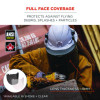 Skullerz 8998 Anti-Scratch/Anti-Fog Face Shield Replacement For Full Brim Hard Hat, Smoke Lens