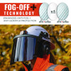 Skullerz 8998 Anti-Scratch/Anti-Fog Face Shield Replacement For Full Brim Hard Hat, Smoke Lens