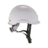 Skullerz 8974-Mips Class E Safety Helmet With Mips Technology, Mips 6-Point Ratchet Suspension, One Size Fits Most, White
