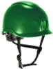 Skullerz 8976 Class E Safety Helmet, 6-Point Ratchet Suspension, Green,