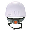 Skullerz 8977 Class C Safety Helmet With Adjustable Venting, Brimless, 6-Point Ratchet, One Size Fits Most (6.5 To 8), White