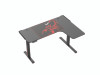 L-Shaped Standing Desk, Right Desk, 60" x 43.69" x 29.88" To 48.38", Black