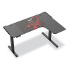 L-Shaped Standing Desk, Right Desk, 60" x 43.69" x 29.88" To 48.38", Black