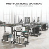 Cpu Holder, Supports 88.2 Lbs, 25.19 x 11.81 x 22.56 To 28.56, Black