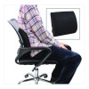 Memory Foam Ergonomic Lumbar Support Chair Cushion, 4 x 13.5 x 12.25, Black