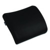 Memory Foam Ergonomic Lumbar Support Chair Cushion, 4 x 13.5 x 12.25, Black