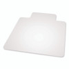 Everlife Textured Chair Mat For Hard Floors, Rectangular With Lip, 36" x 48", Clear