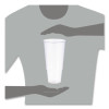 Conex Clearpro Plastic Cold Cups, Proplanet Seal, 44 Oz, Clear, 400/Carton