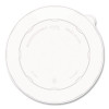 Plastic Lids For Compostable Fiber Containers, For 24 To 32 Oz Containers, 8.28" Diameter x 0.51" h, Clear, 300/Carton