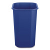 Deskside Recycling Bin, 3 Gal, Polypropylene, Blue