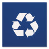 Recycling Container, 10 Gal, Polypropylene, Blue