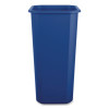 Recycling Container, 10 Gal, Polypropylene, Blue
